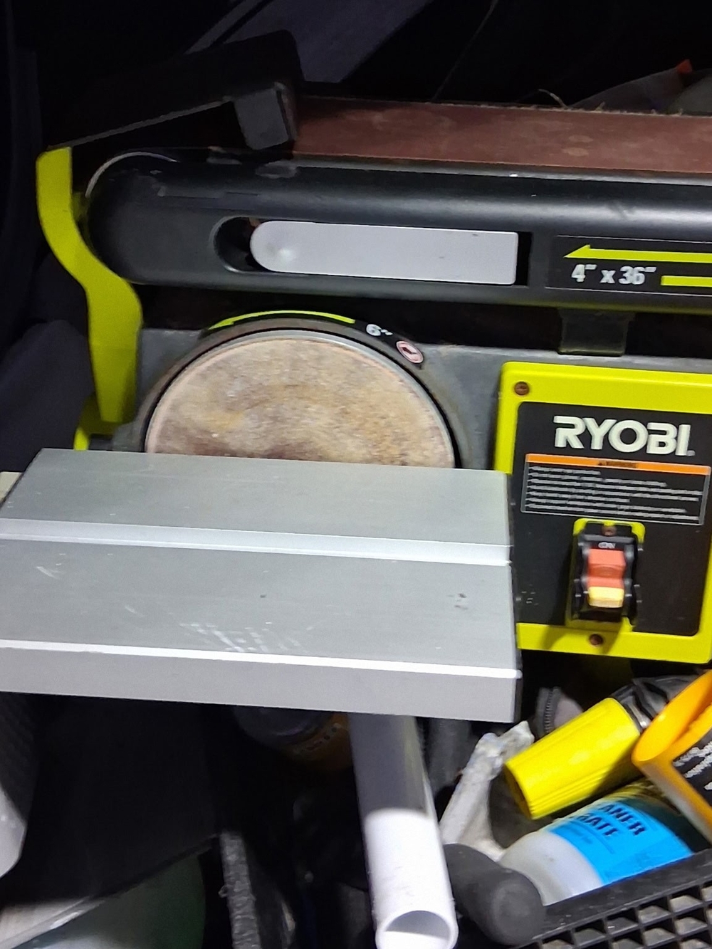 RYOBI Green Bench Tool with Dust Port and Adjustable Table